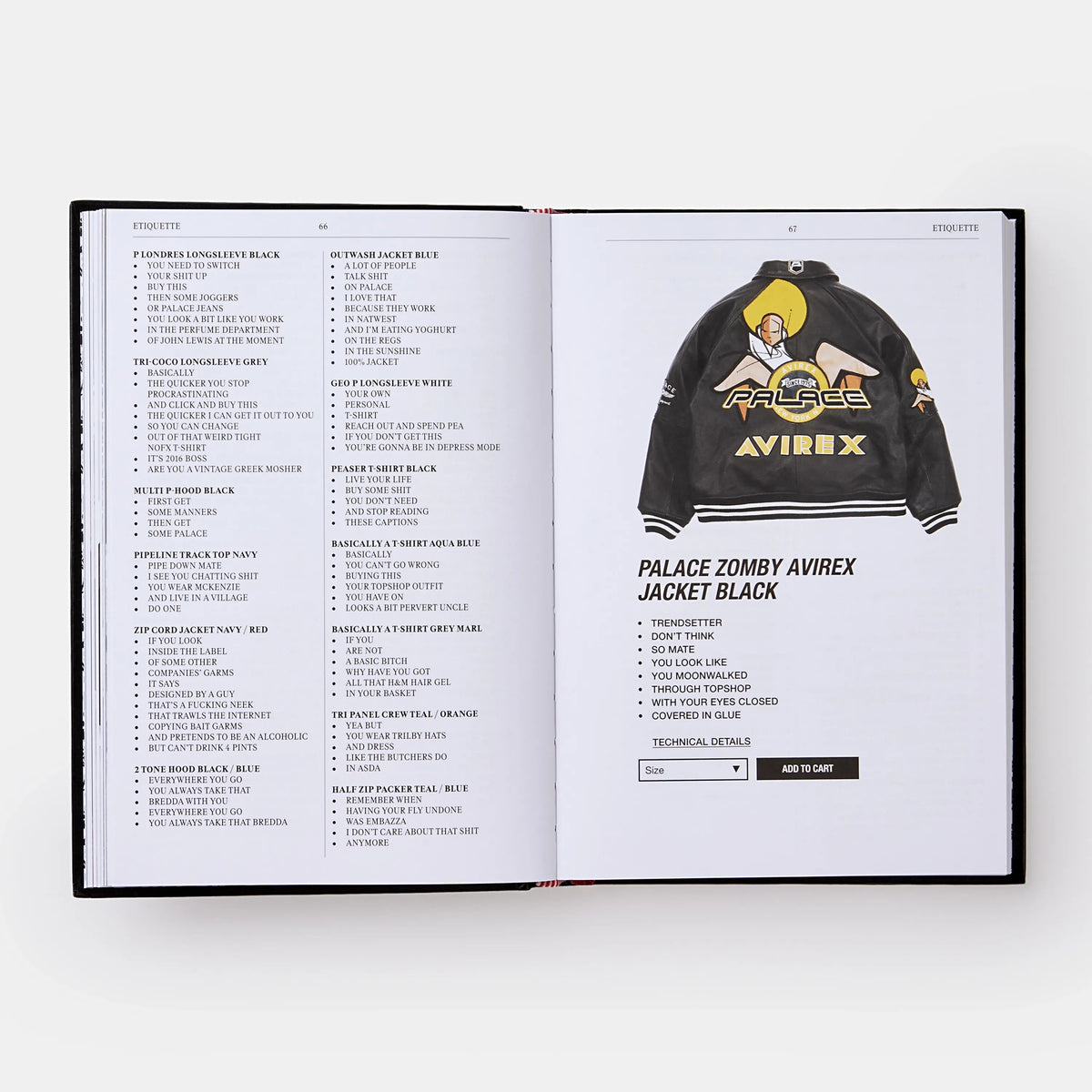 Palace: Product Descriptions accessories Books 