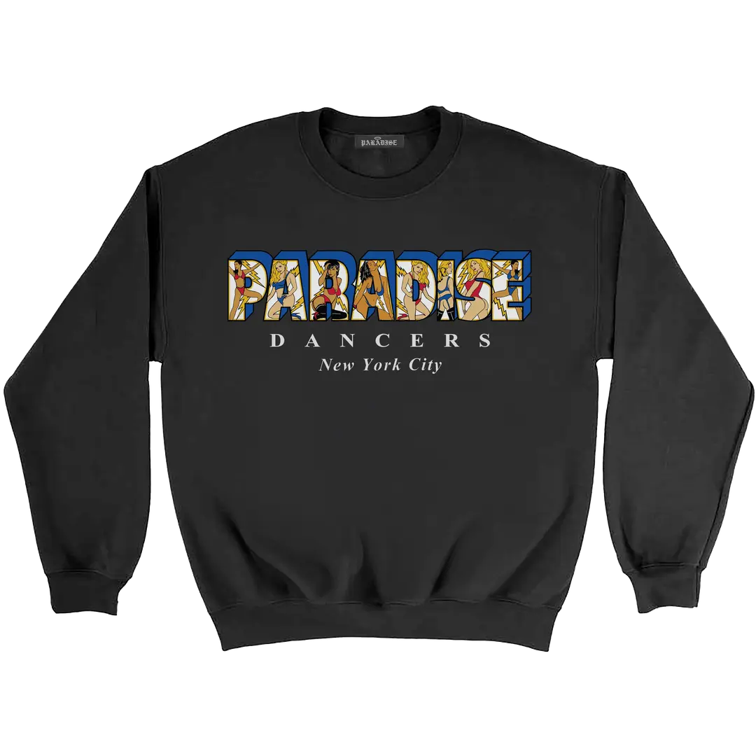 Paradise NYC Flash Dancers II Crewneck Black crewnecks Paradise NYC 