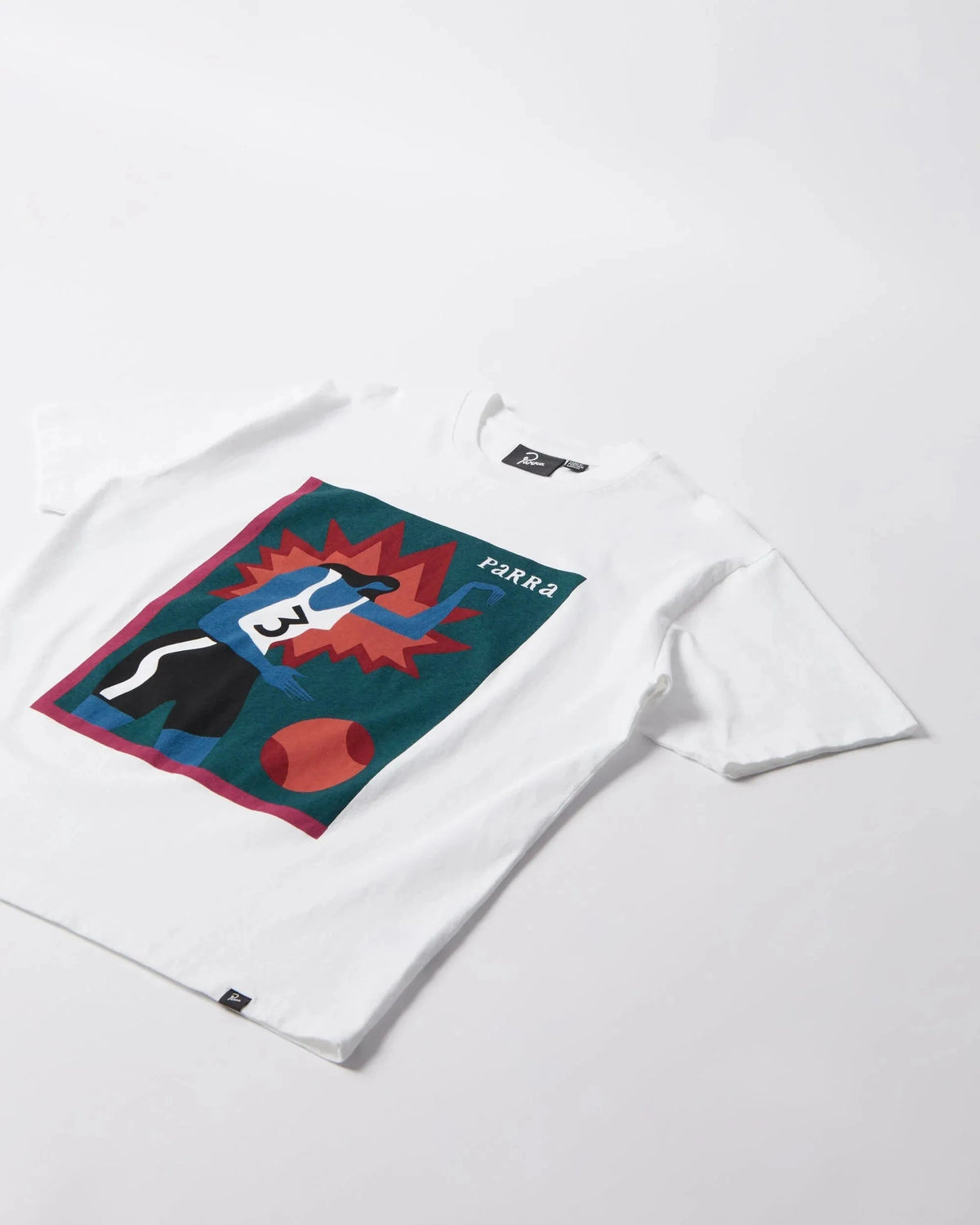 Parra Basketball Tee White Tees Parra 