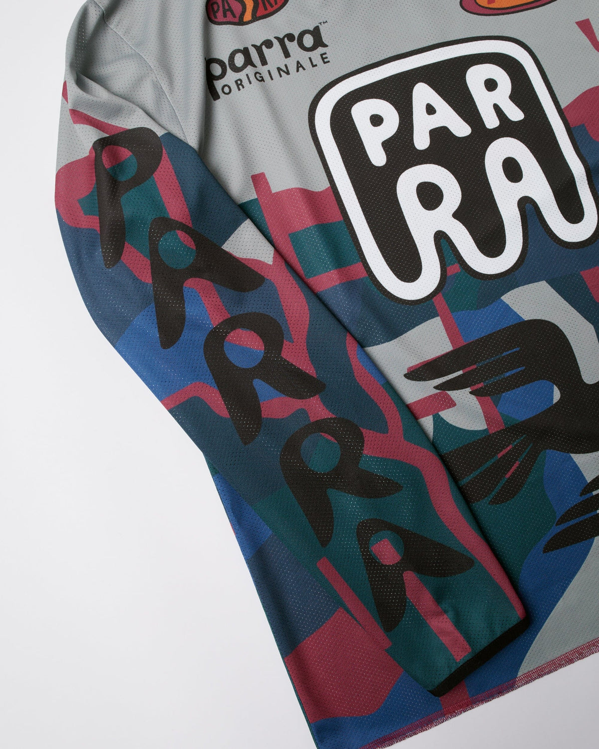 Parra Dirt Jumper L/S Jersey Top Grey Tees Parra 