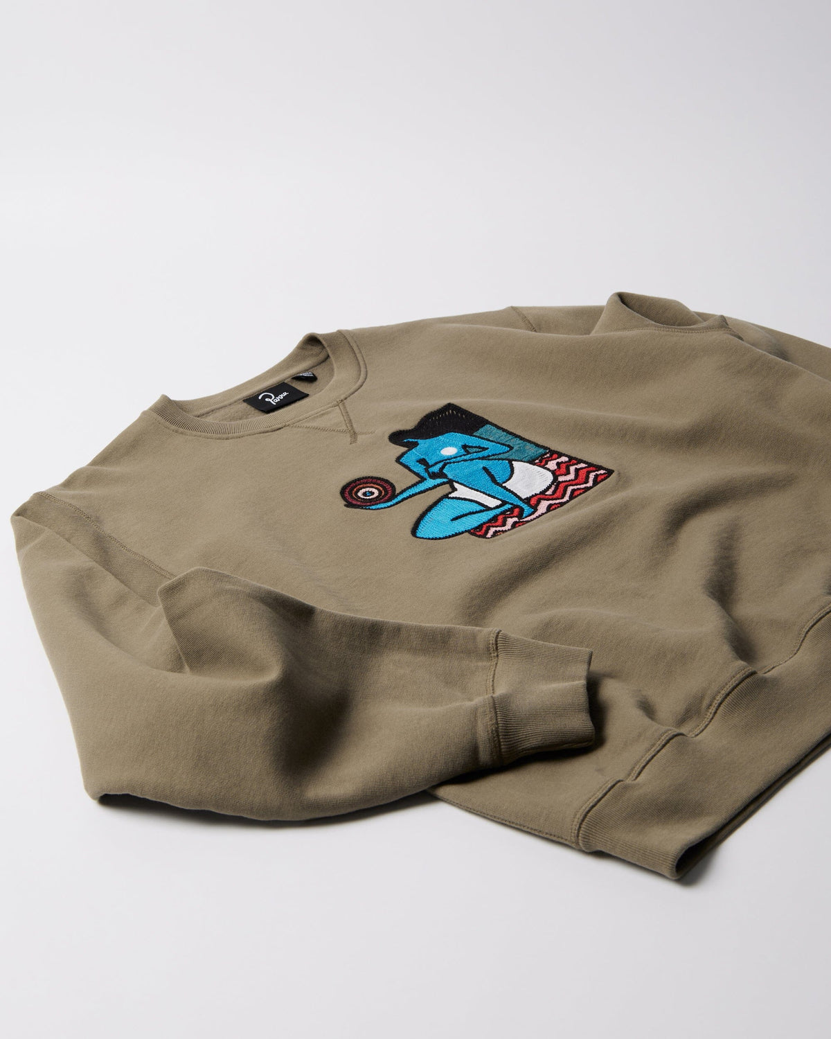 Parra Future Visions Crewneck Stone Grey crewnecks Parra 