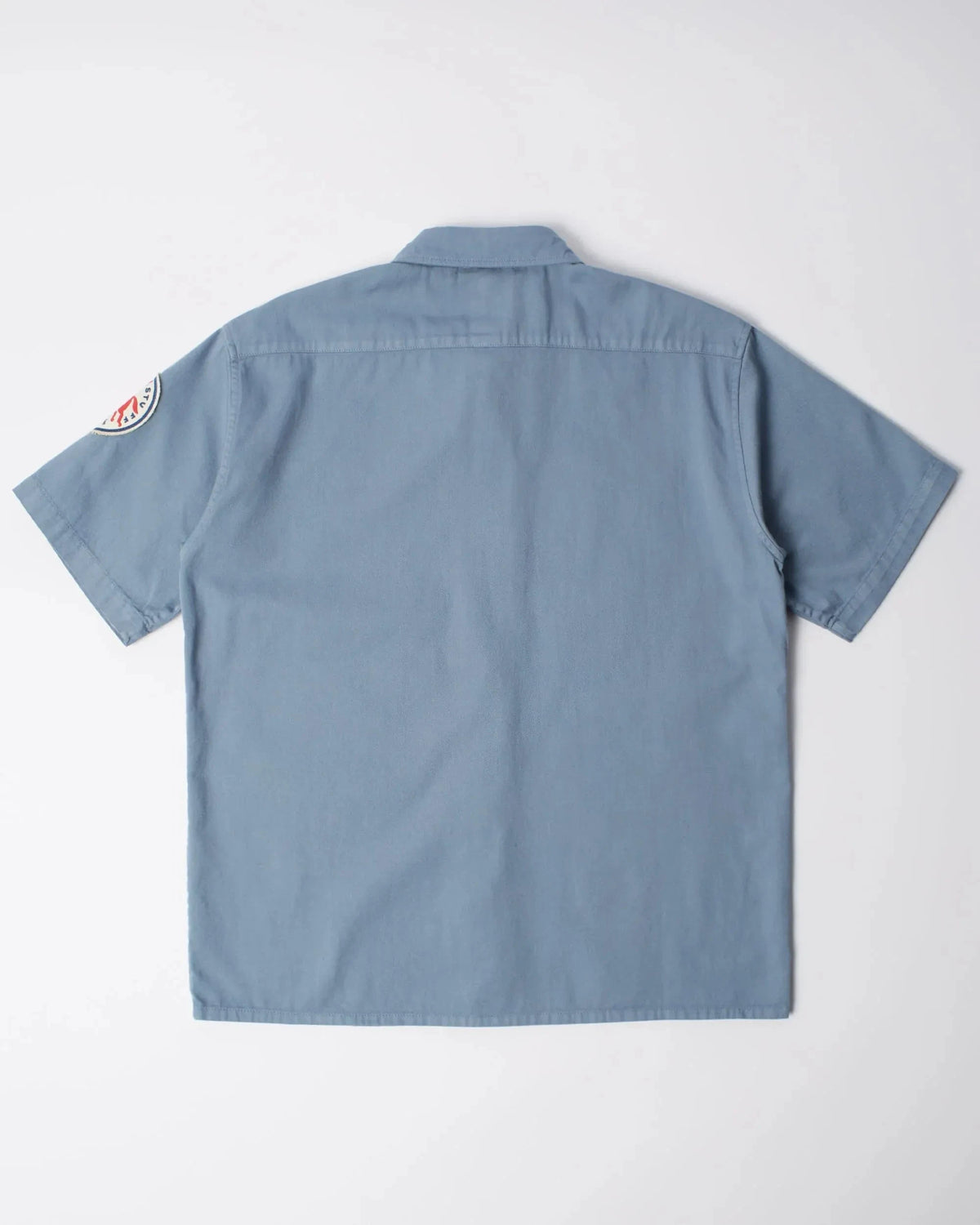 Parra Gas Station Short Sleeve Shirt Blue shirts Parra 