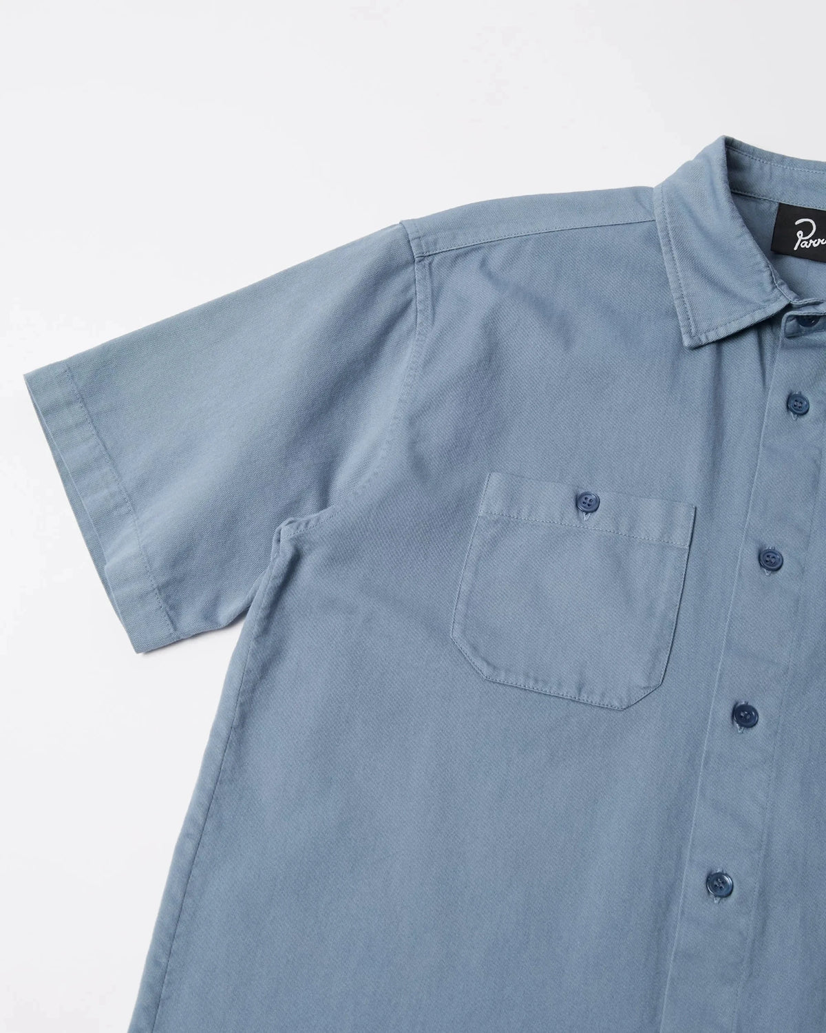 Parra Gas Station Short Sleeve Shirt Blue shirts Parra 