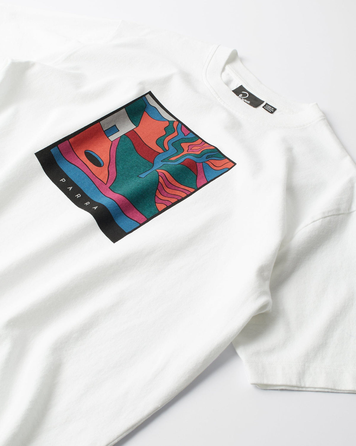 Parra Hole in the Yard Tee White Tees Parra 