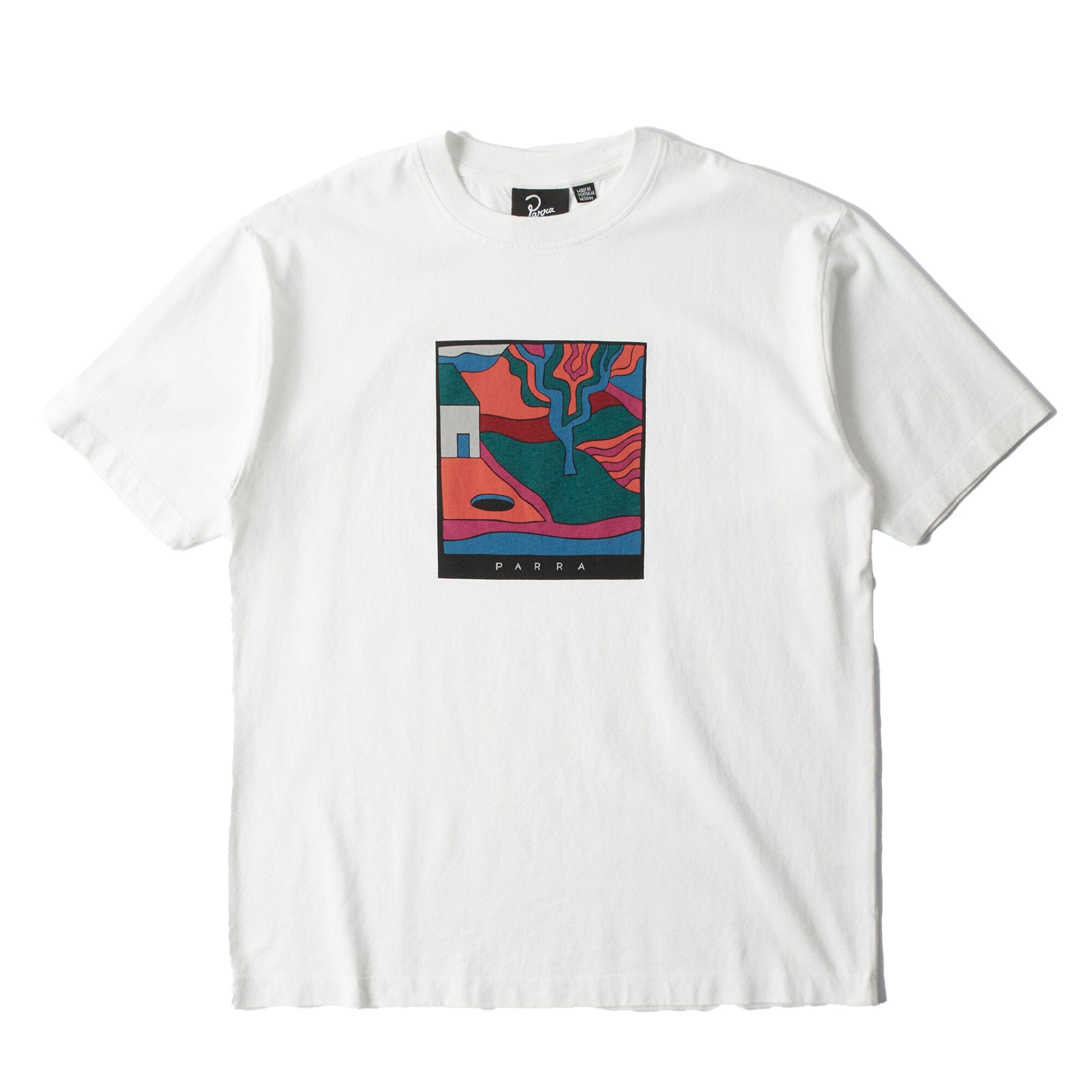 Parra Hole in the Yard Tee White Tees Parra 