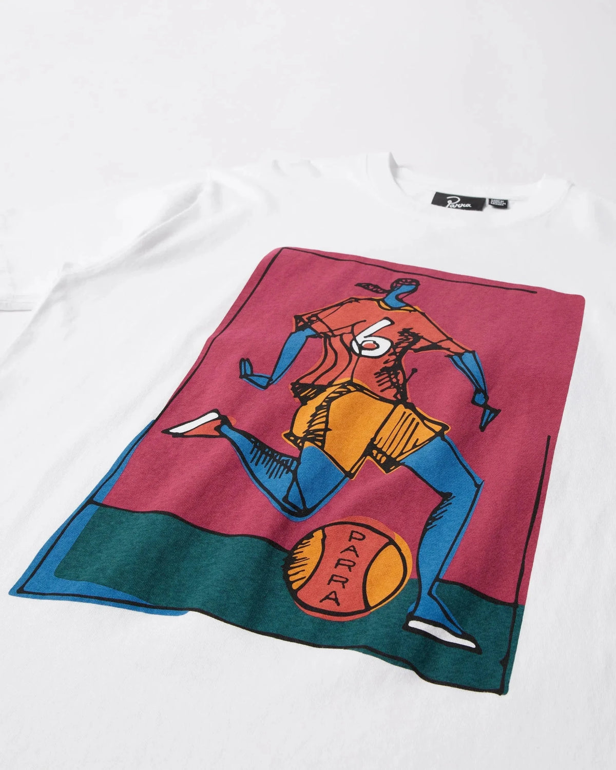 Parra Kicked Around Tee White Tees Parra 