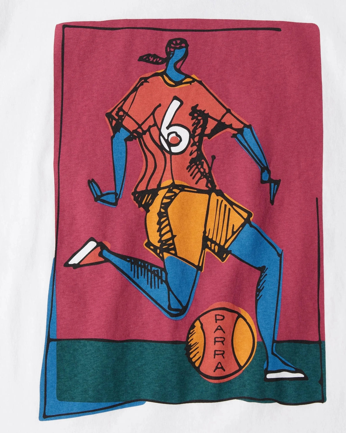 Parra Kicked Around Tee White Tees Parra 