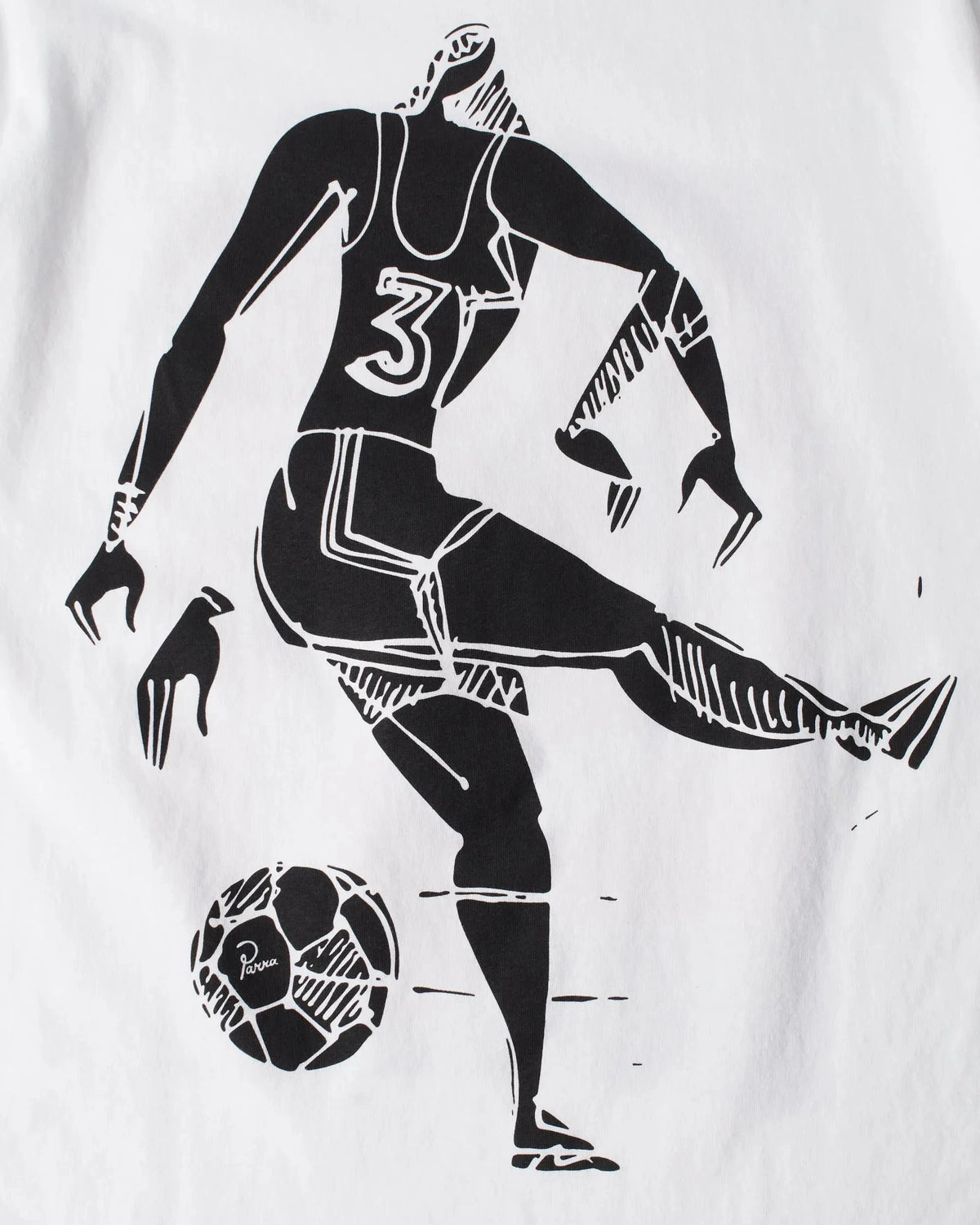 Parra Kicked Around Tee White Tees Parra 