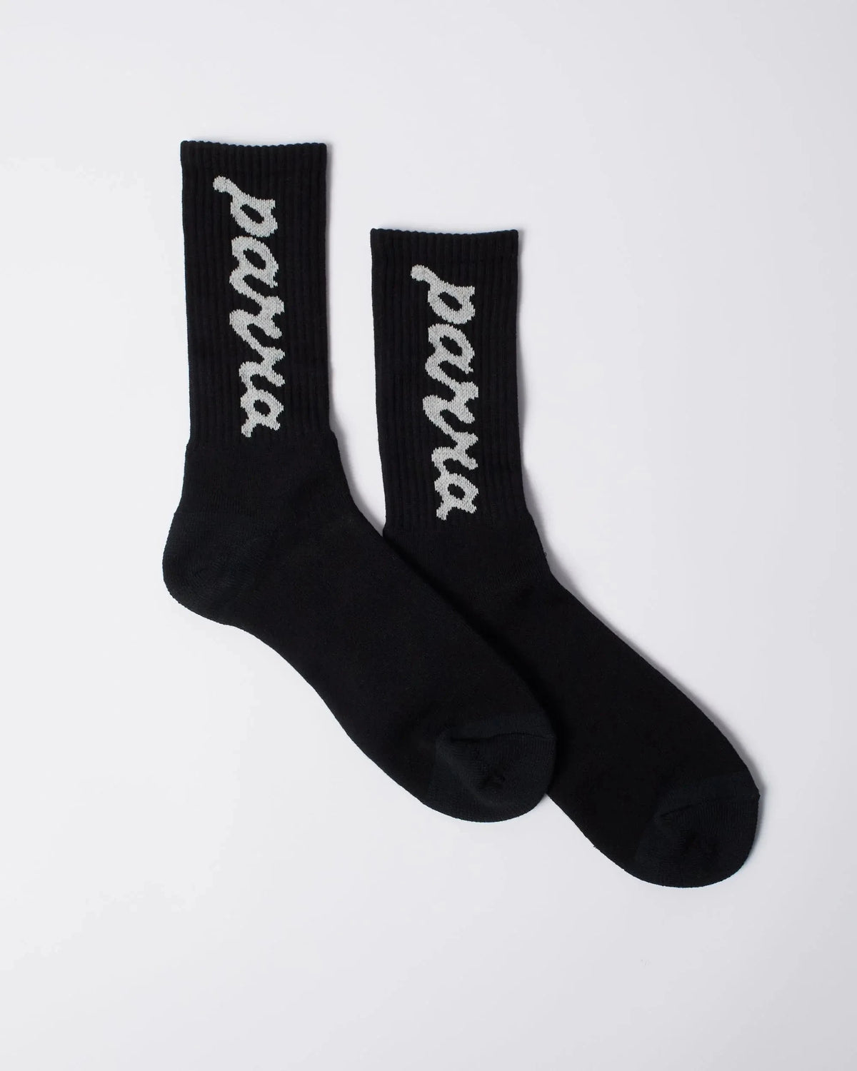 Parra Lowercase Script Logo Crew Socks Black socks Parra 