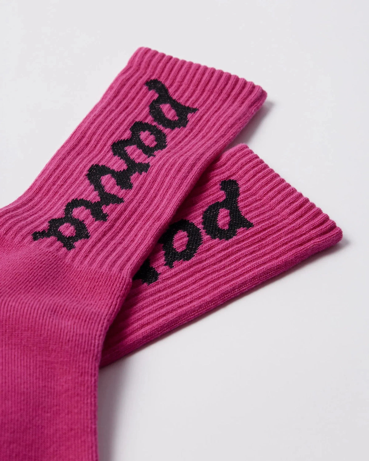 Parra Lowercase Script Logo Crew Socks Hot Pink socks Parra 