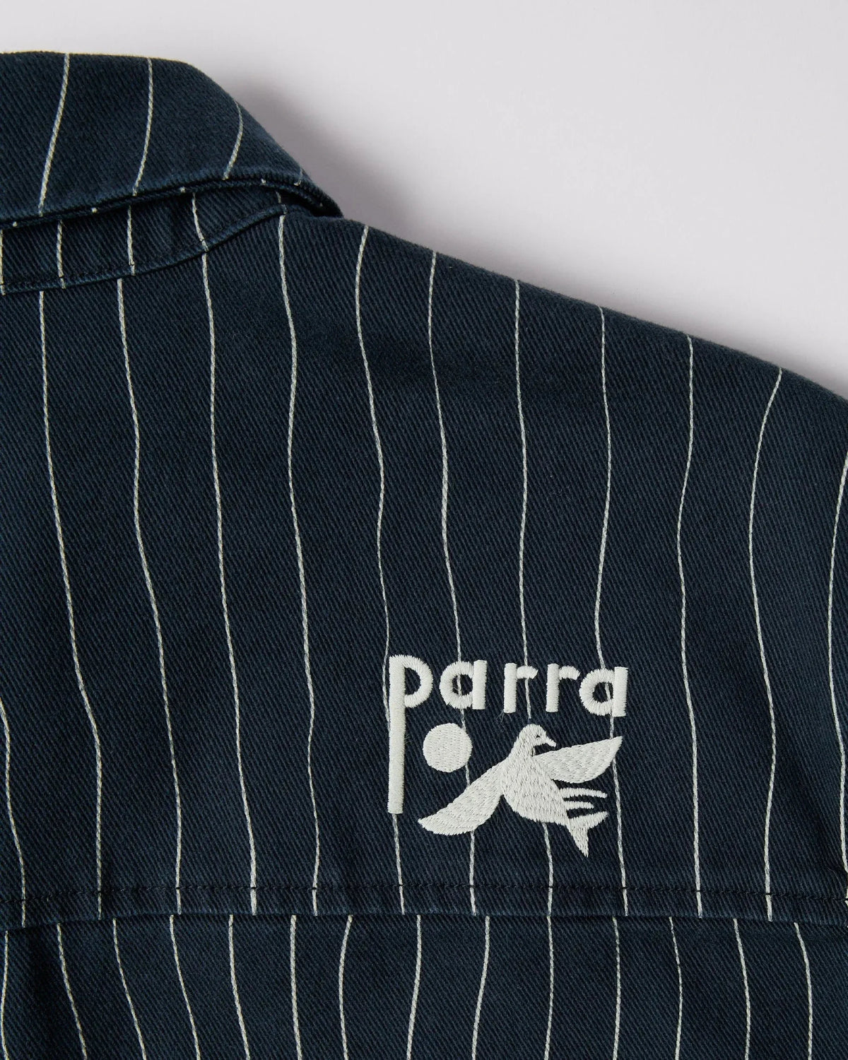 Parra Meandering Lines Shirt Navy Blue shirts Parra 