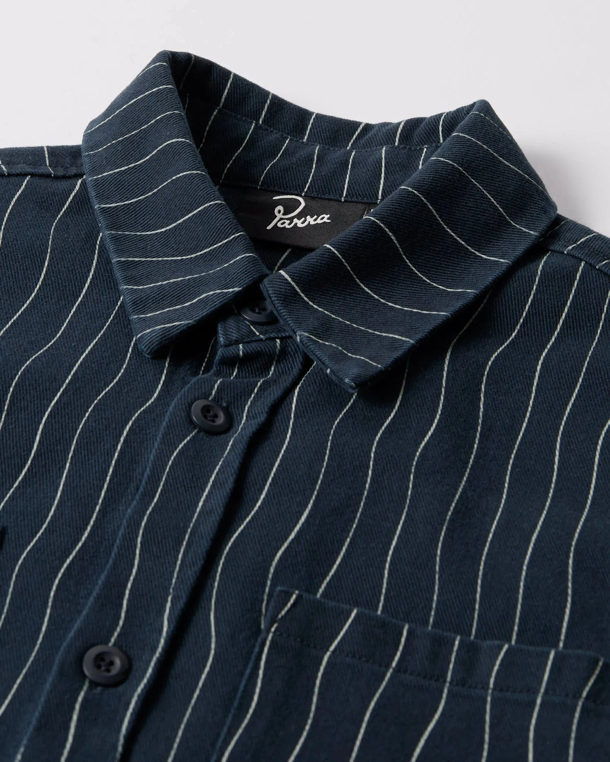 Parra Meandering Lines Shirt Navy Blue shirts Parra 