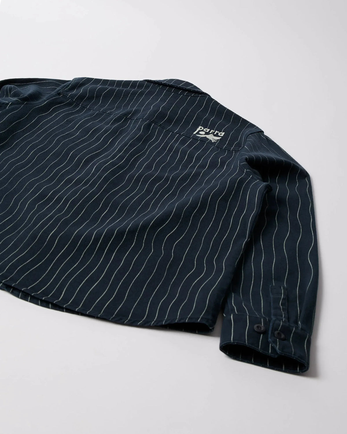 Parra Meandering Lines Shirt Navy Blue shirts Parra 