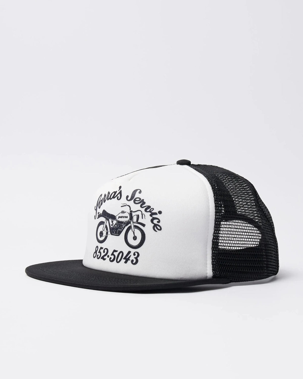 Parra Moto Service 5 Panel Hat Black hats Parra 