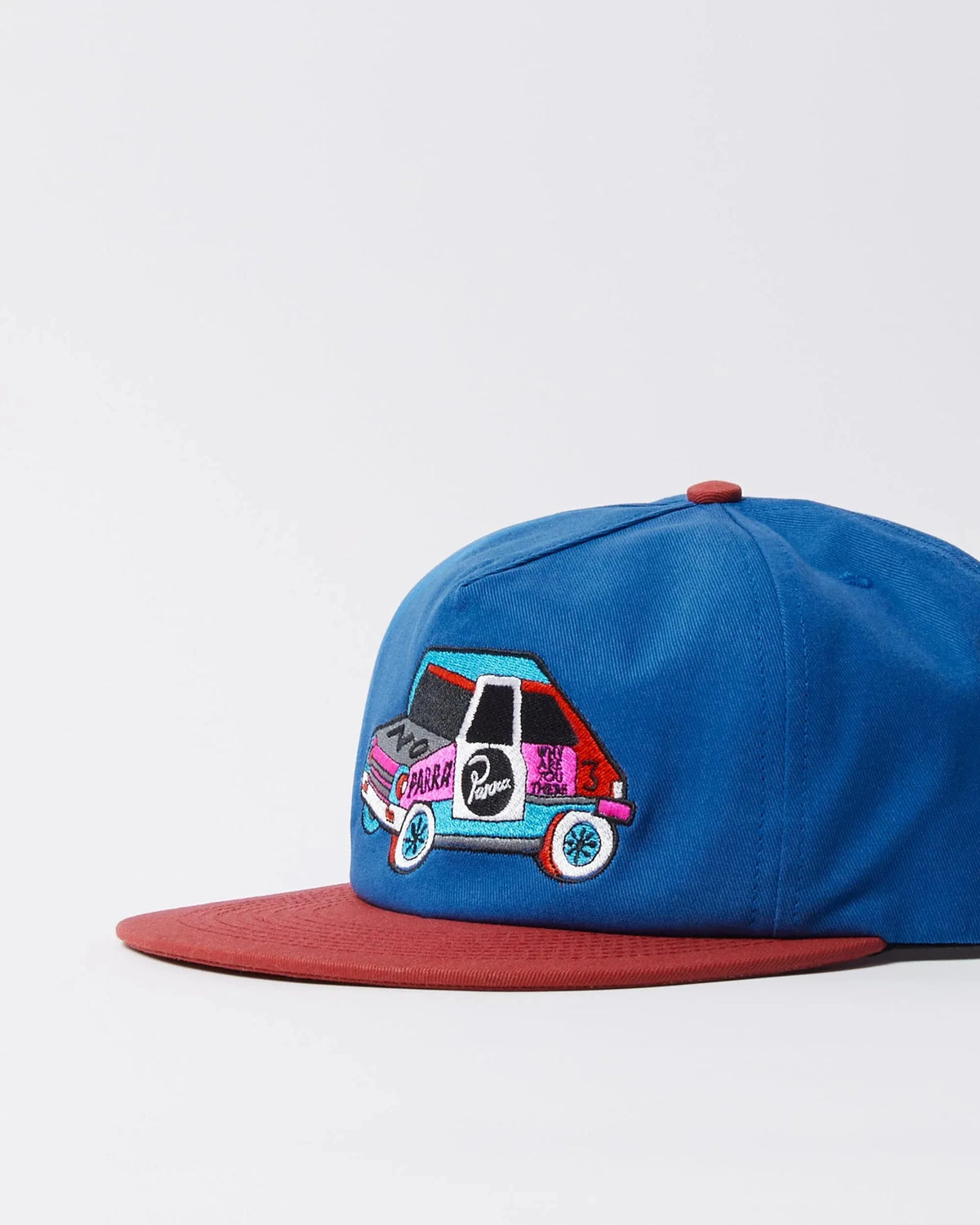 Parra No Car 5 Panel Hat Blue hats Parra 