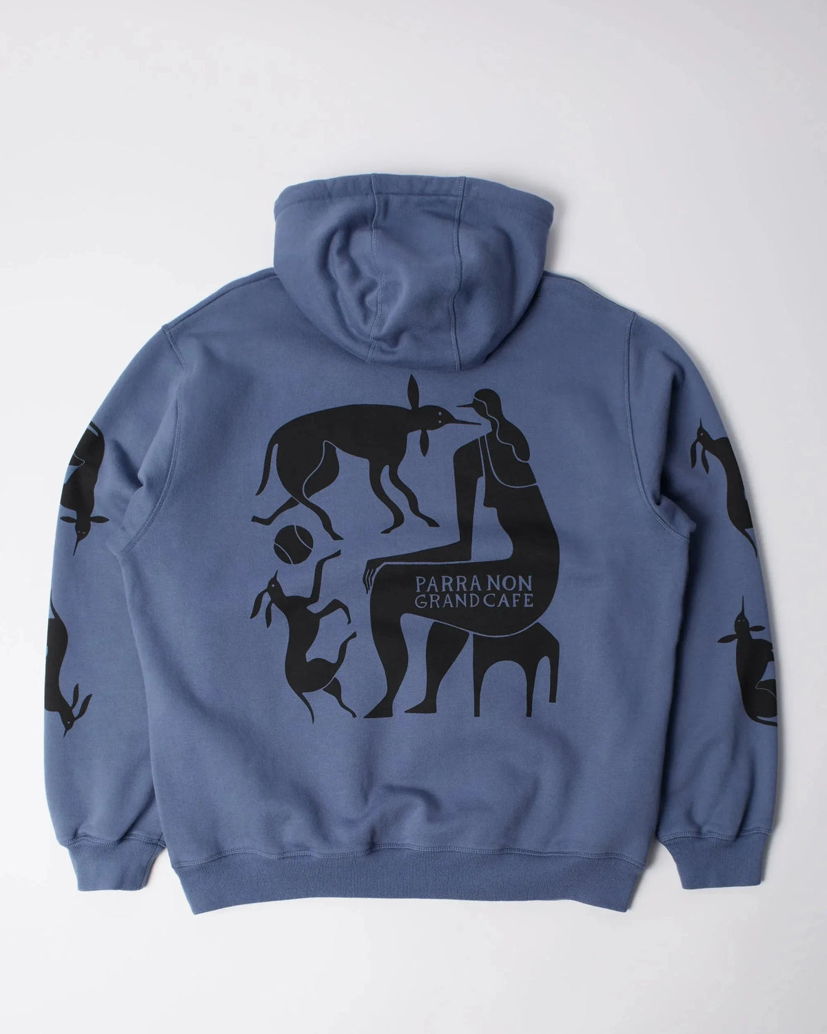 Parra Non Grand Cafe Hoodie Blue hoodies Parra 