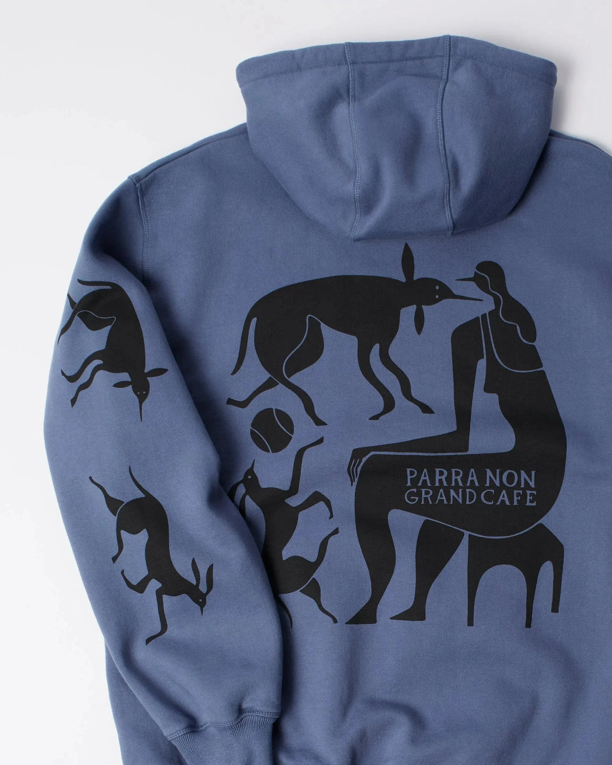 Parra Non Grand Cafe Hoodie Blue hoodies Parra 
