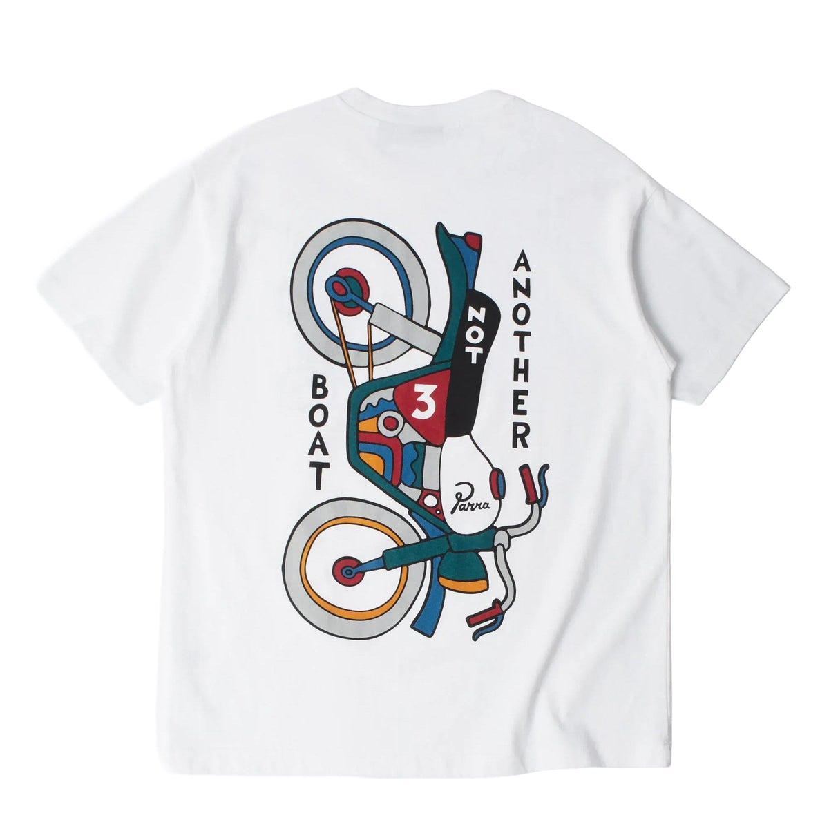 Parra Not Another Boat Tee White tees Parra 