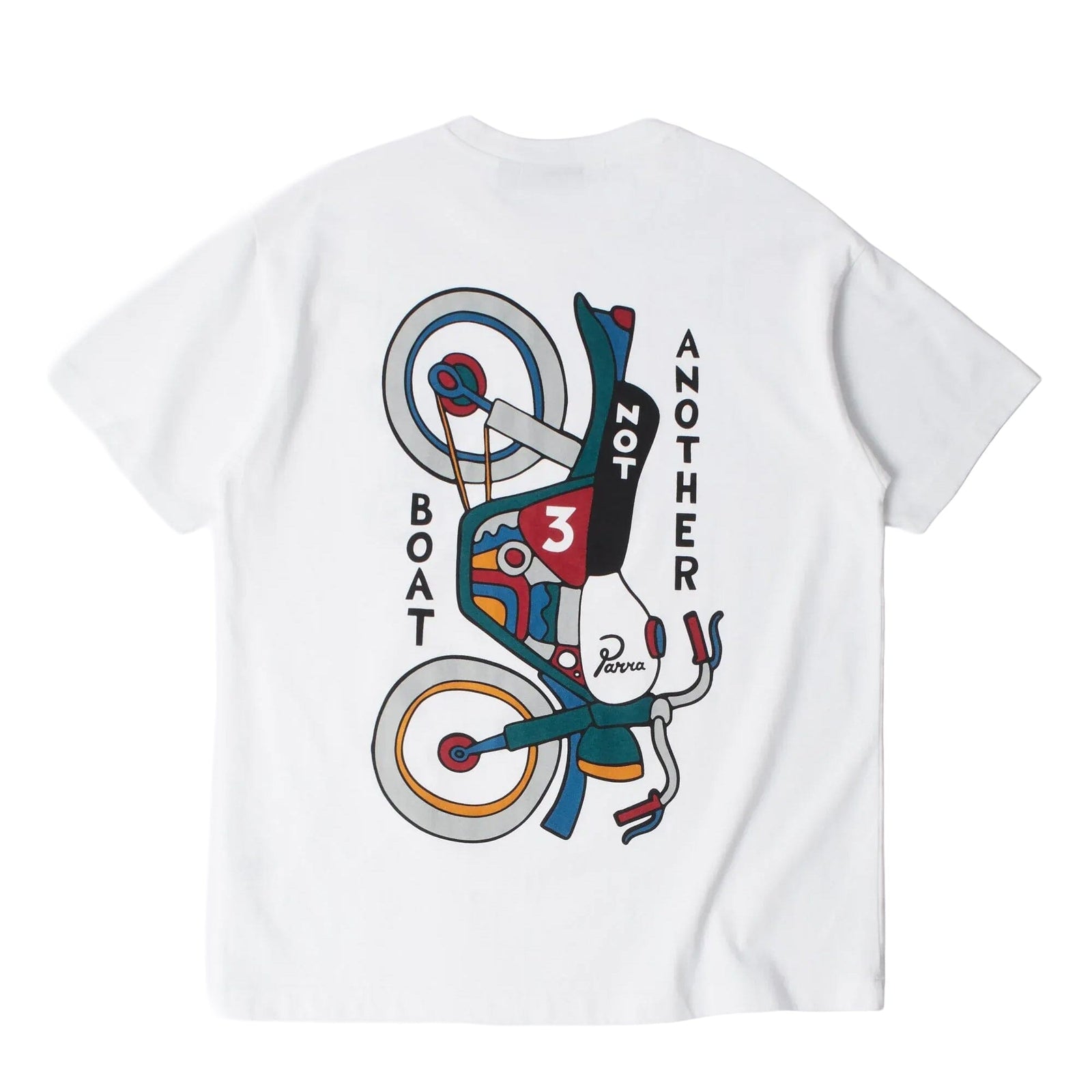 Parra Not Another Boat Tee White tees Parra 