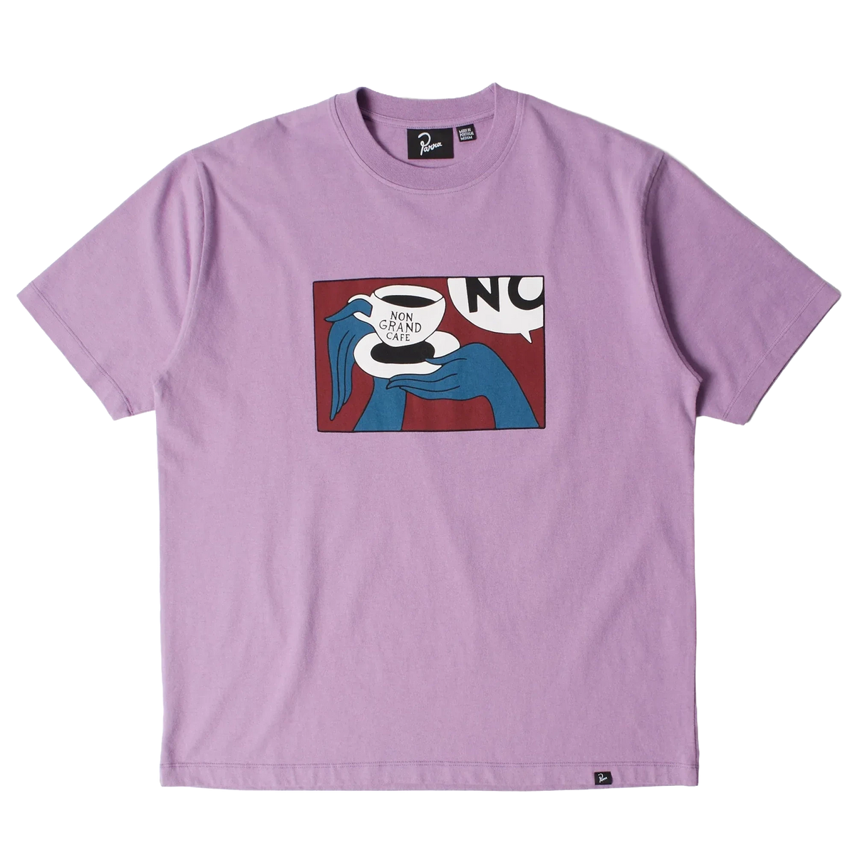 Parra Not You Tee Purple Tees Parra 