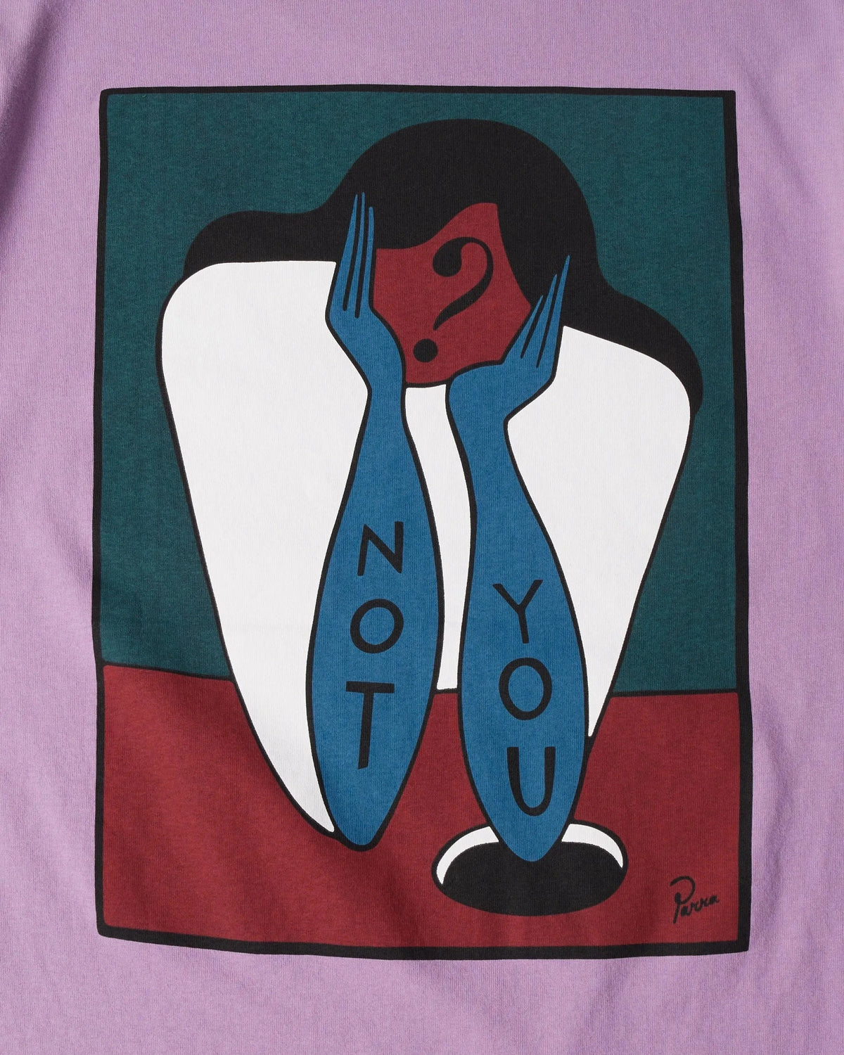 Parra Not You Tee Purple Tees Parra 