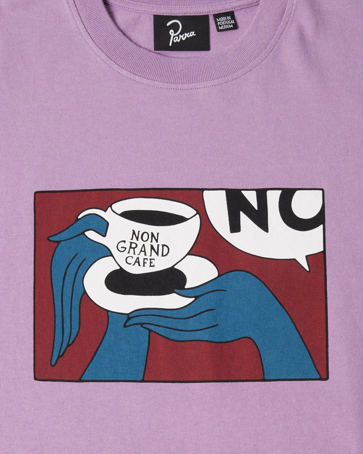 Parra Not You Tee Purple Tees Parra 