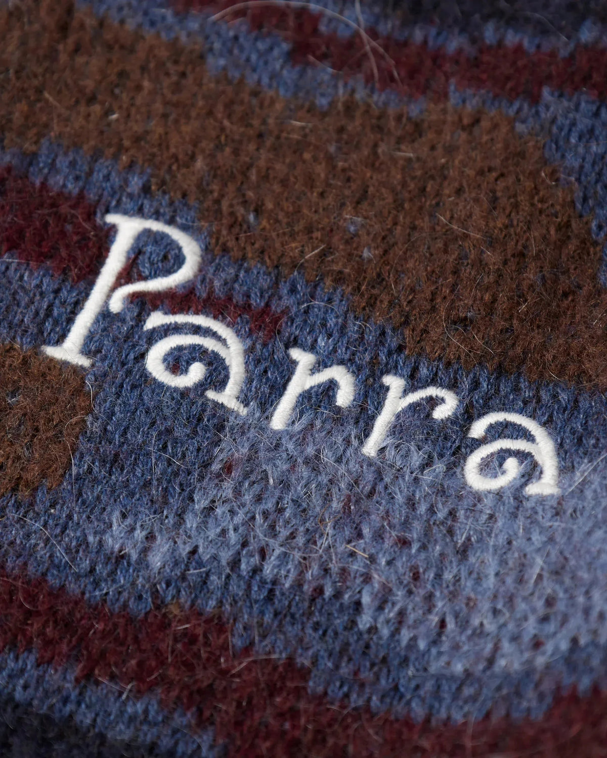 Parra Repeat FTP Booster Knitted Sweater Blue sweaters Parra 