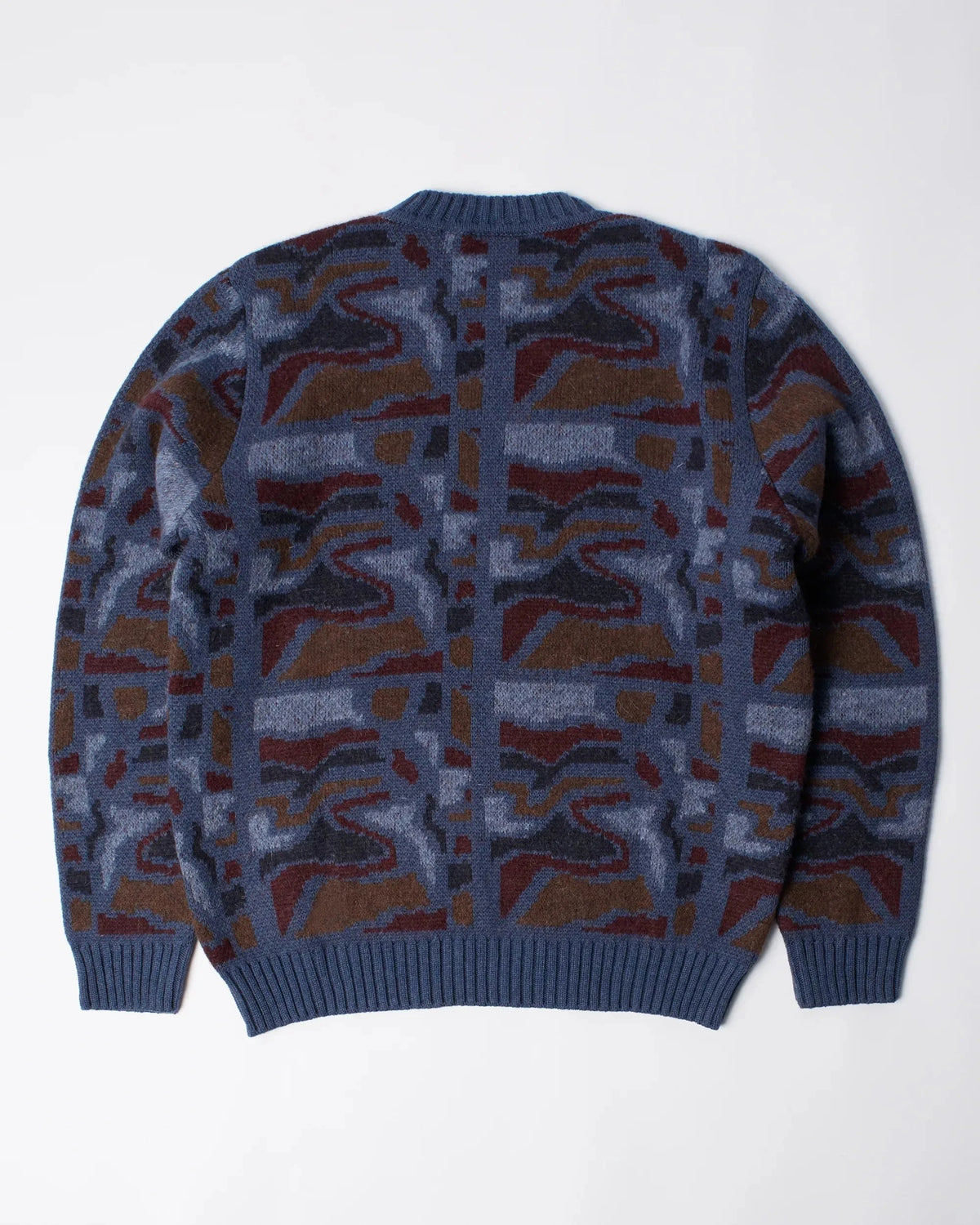 Parra Repeat FTP Booster Knitted Sweater Blue sweaters Parra 