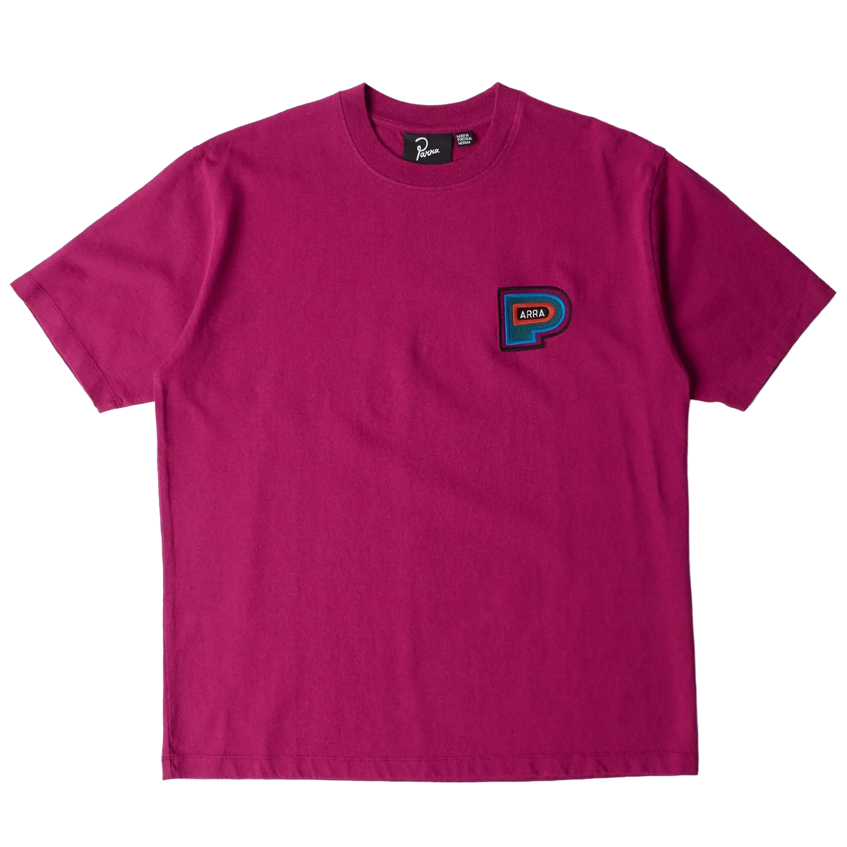 Parra Repeat Pea Tee Dark Magenta Tees Parra 