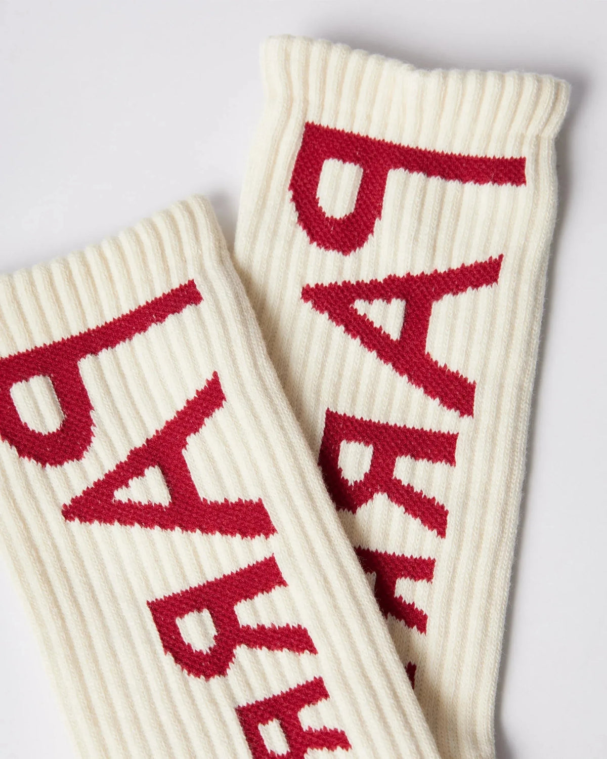Parra Reversed Flag Logo Crew Socks Off White Socks Parra 