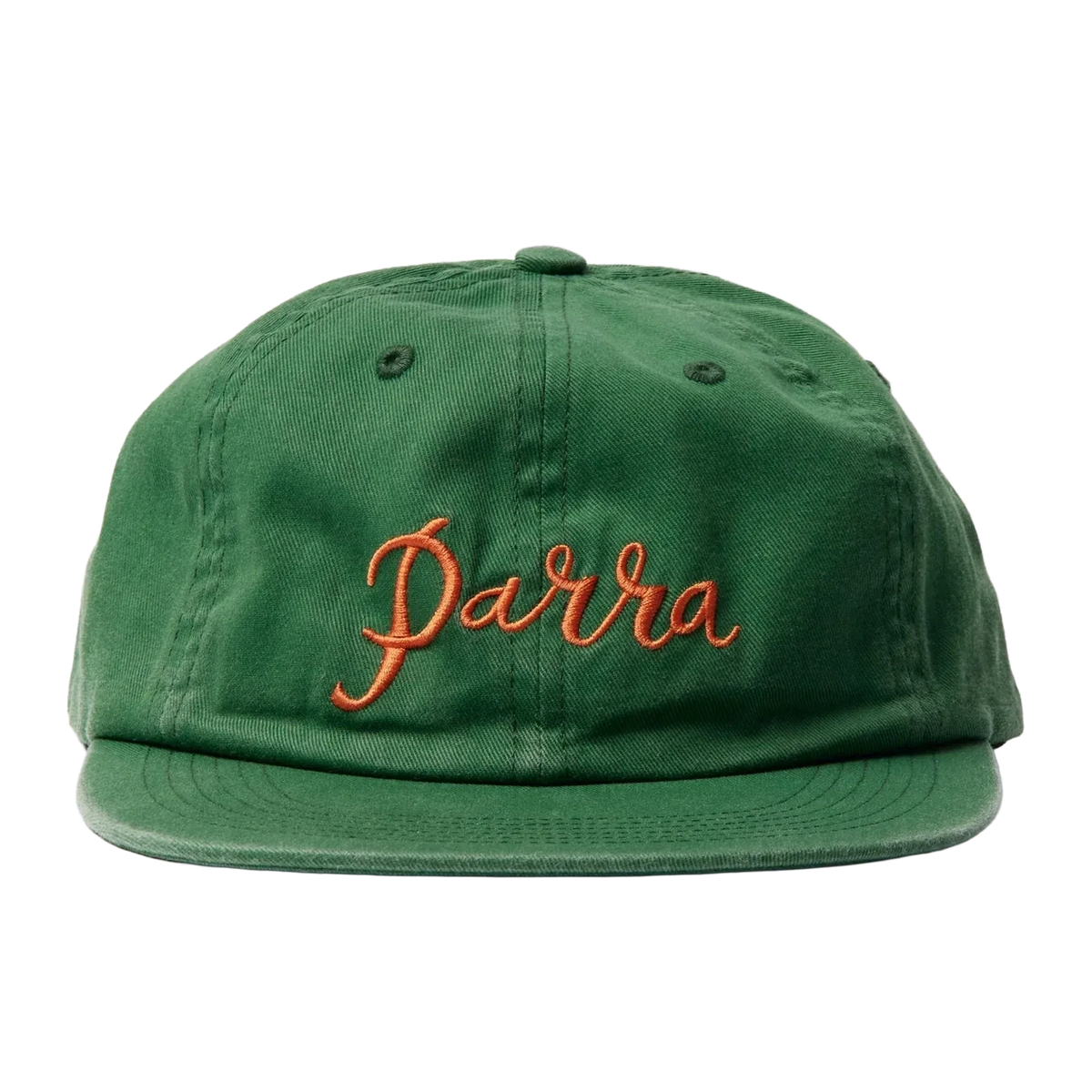 Parra Scripted 6 Panel Hat Green Hats Parra 