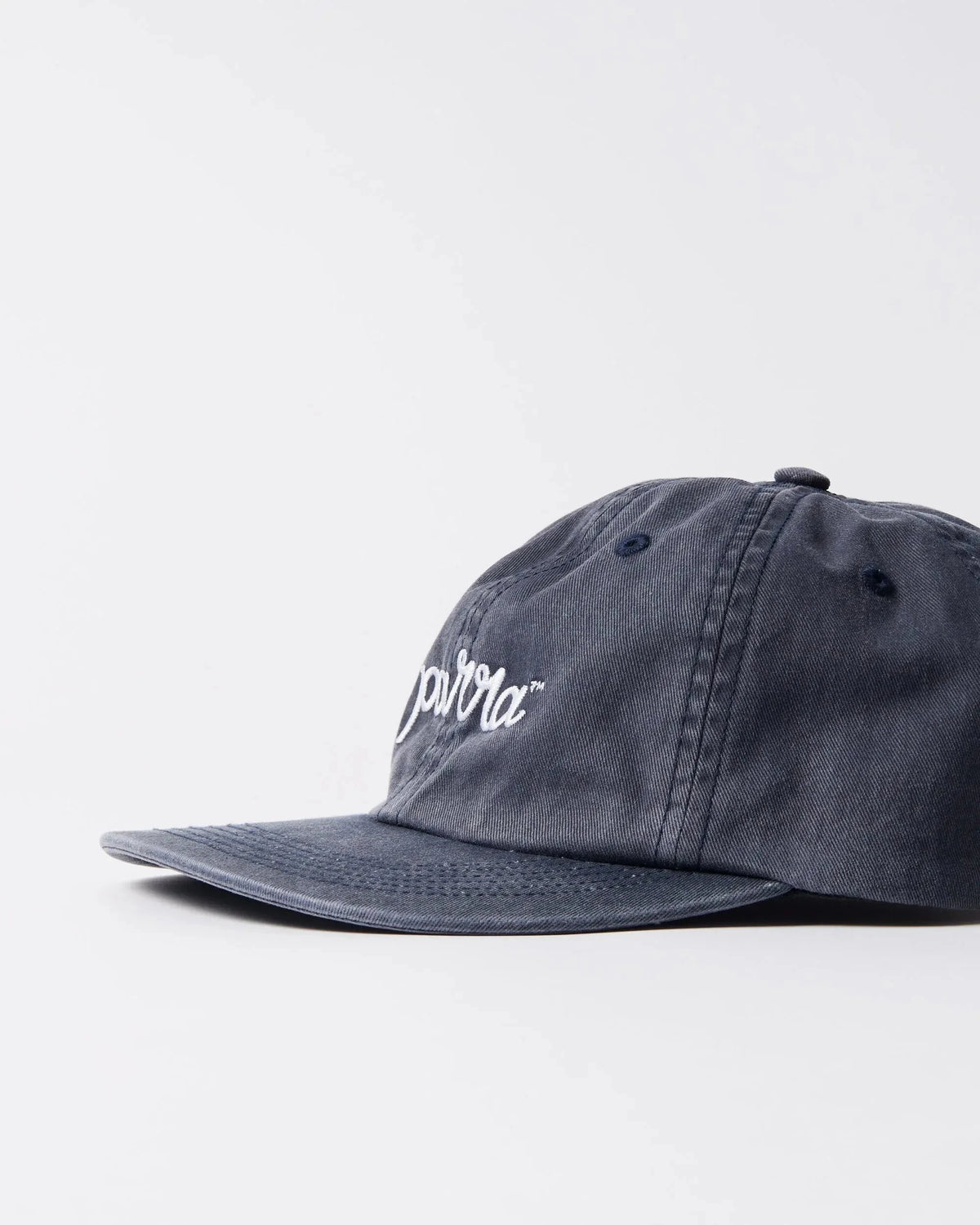 Parra Scripted 6 Panel Hat Navy Blue Hats Parra 