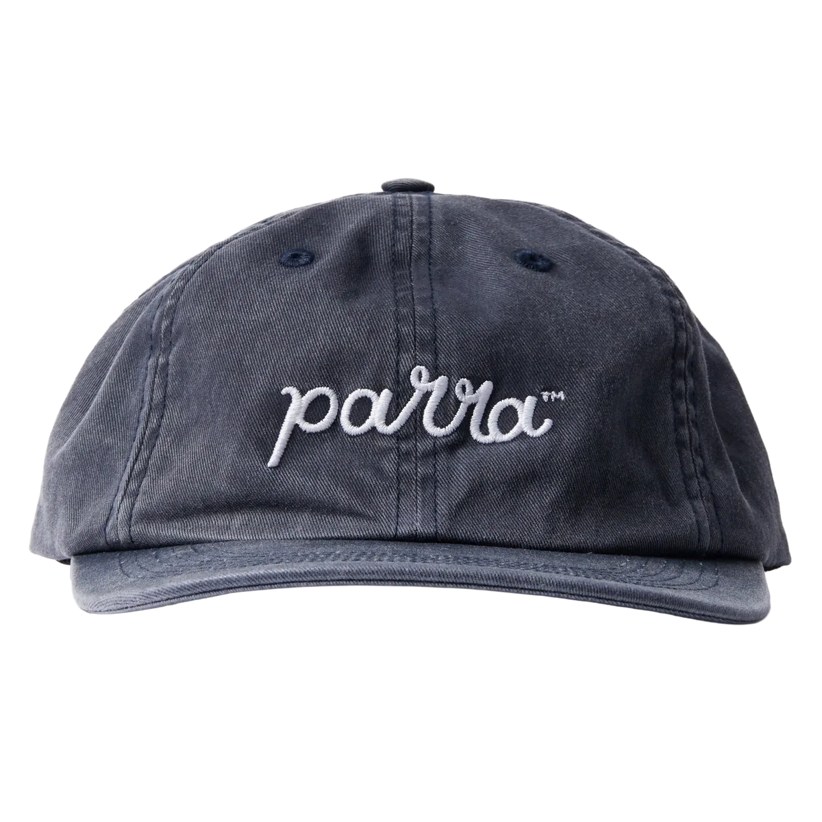 Parra Scripted 6 Panel Hat Navy Blue Hats Parra 