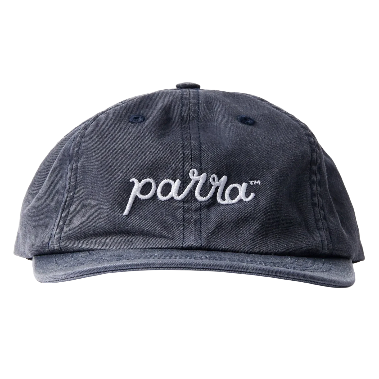 Parra Scripted 6 Panel Hat Navy Blue Hats Parra 