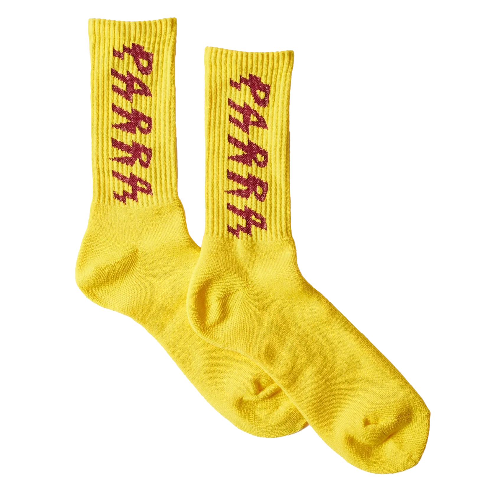 Parra Shocker Logo Sock Yellow Socks Parra 