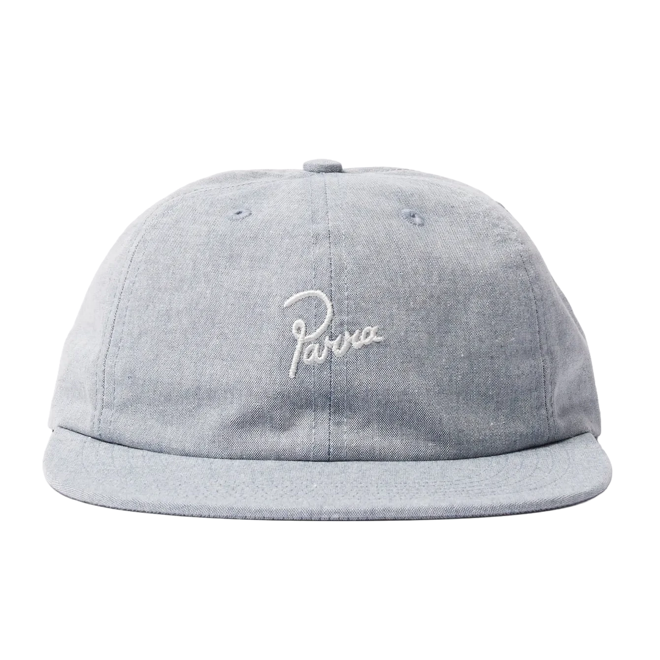 Parra Signature 6 Panel Hat Chambray Blue Hats Parra 