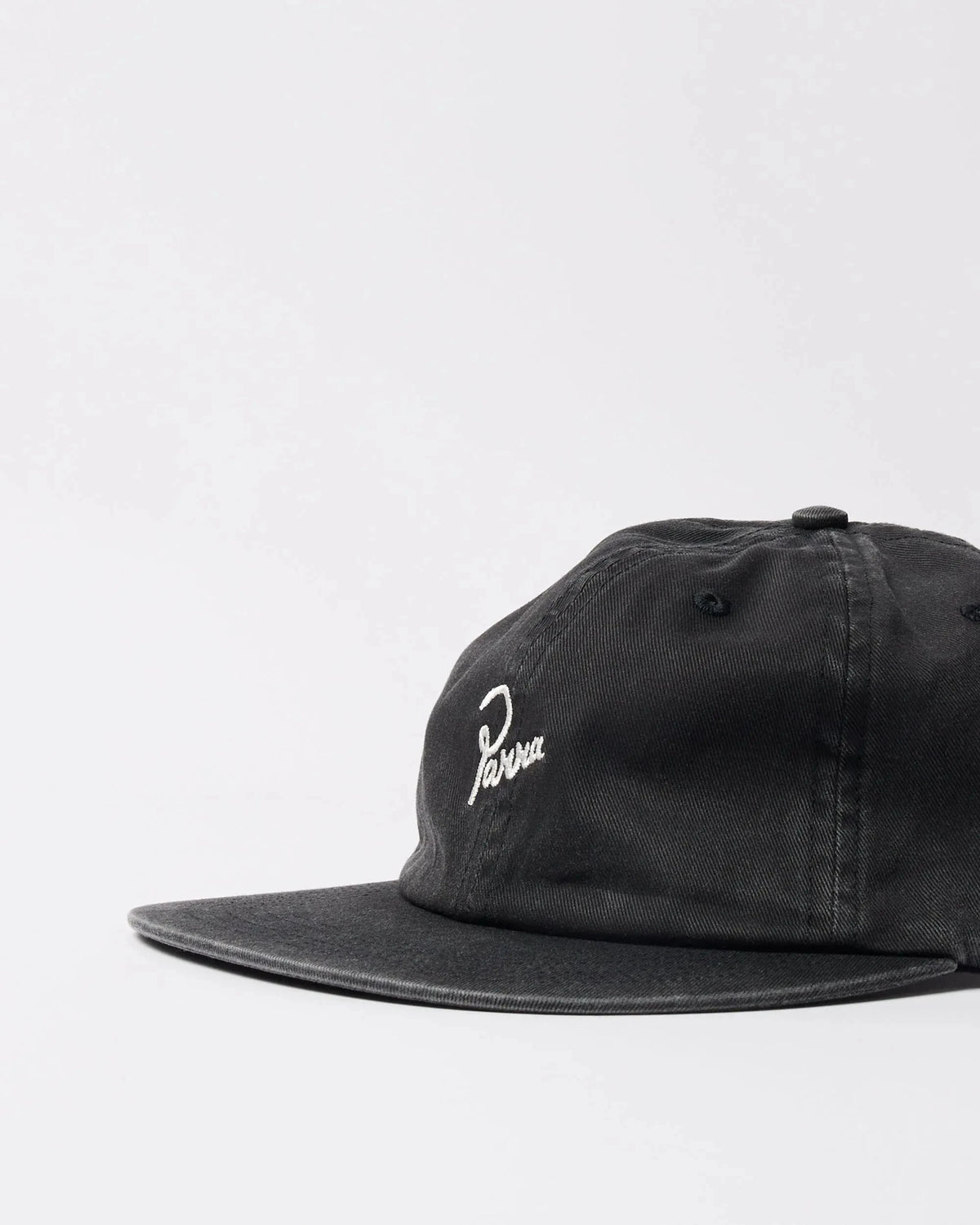 Parra Signature 6 Panel Hat SS26 Black hats Parra 