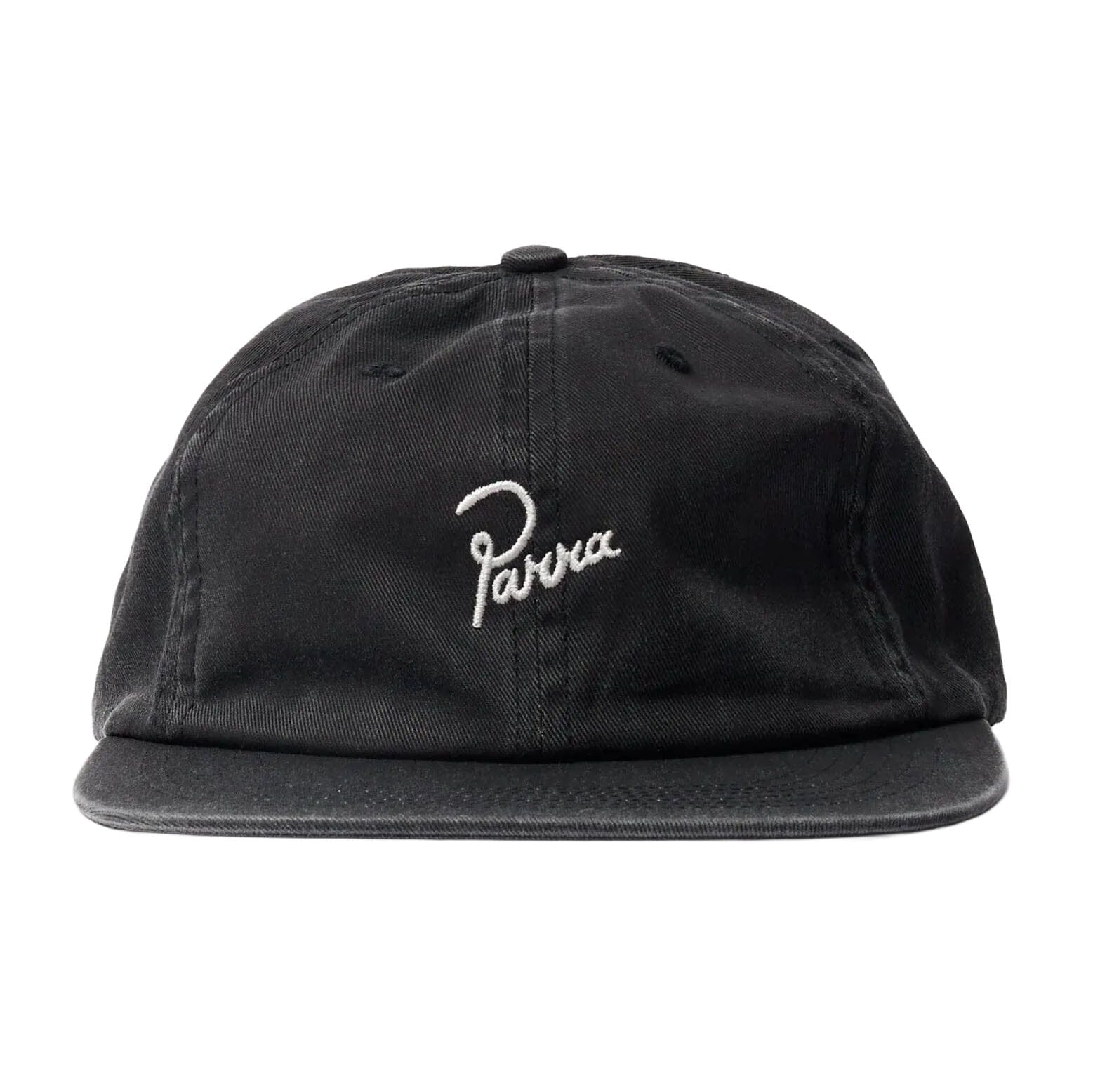 Parra Signature 6 Panel Hat SS26 Black hats Parra 