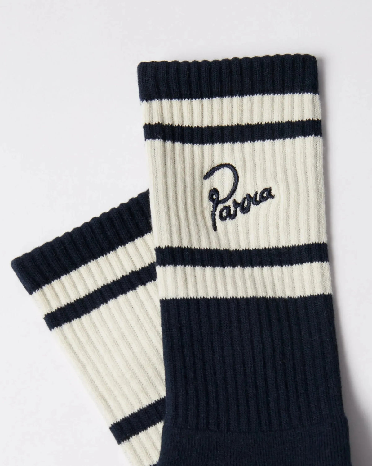 Parra Signature Striped Crew Socks Navy Socks Parra 