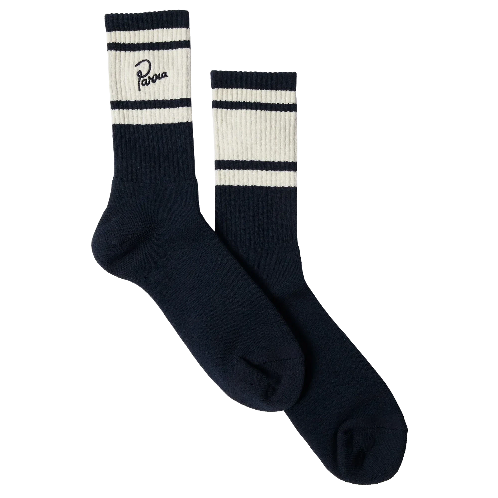 Parra Signature Striped Crew Socks Navy Socks Parra 