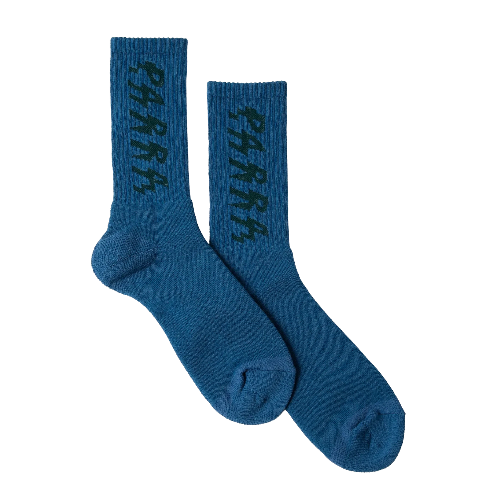 Parra Spiked Logo Crew Socks Dark Mallard Green socks Parra 