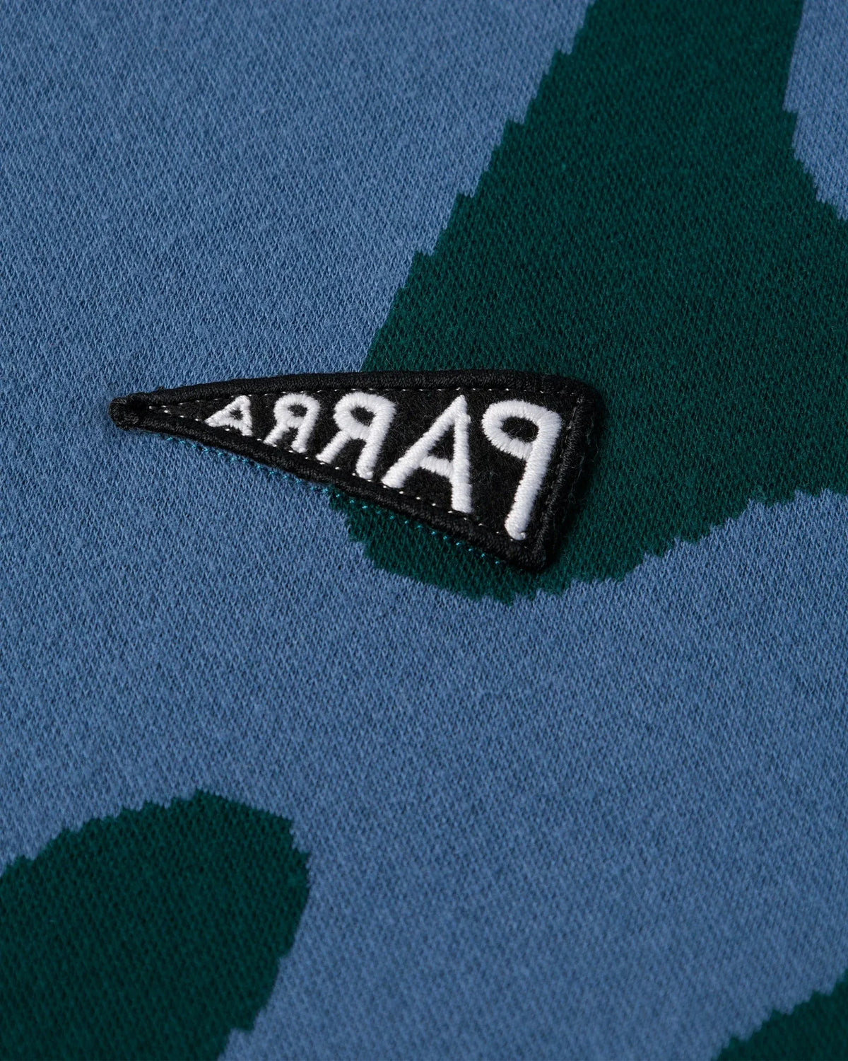 Parra Splashed Polo Shirt Pine Green shirts Parra 