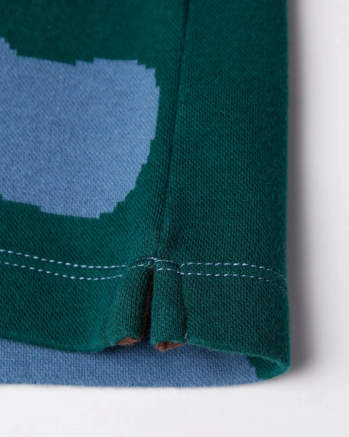 Parra Splashed Polo Shirt Pine Green shirts Parra 