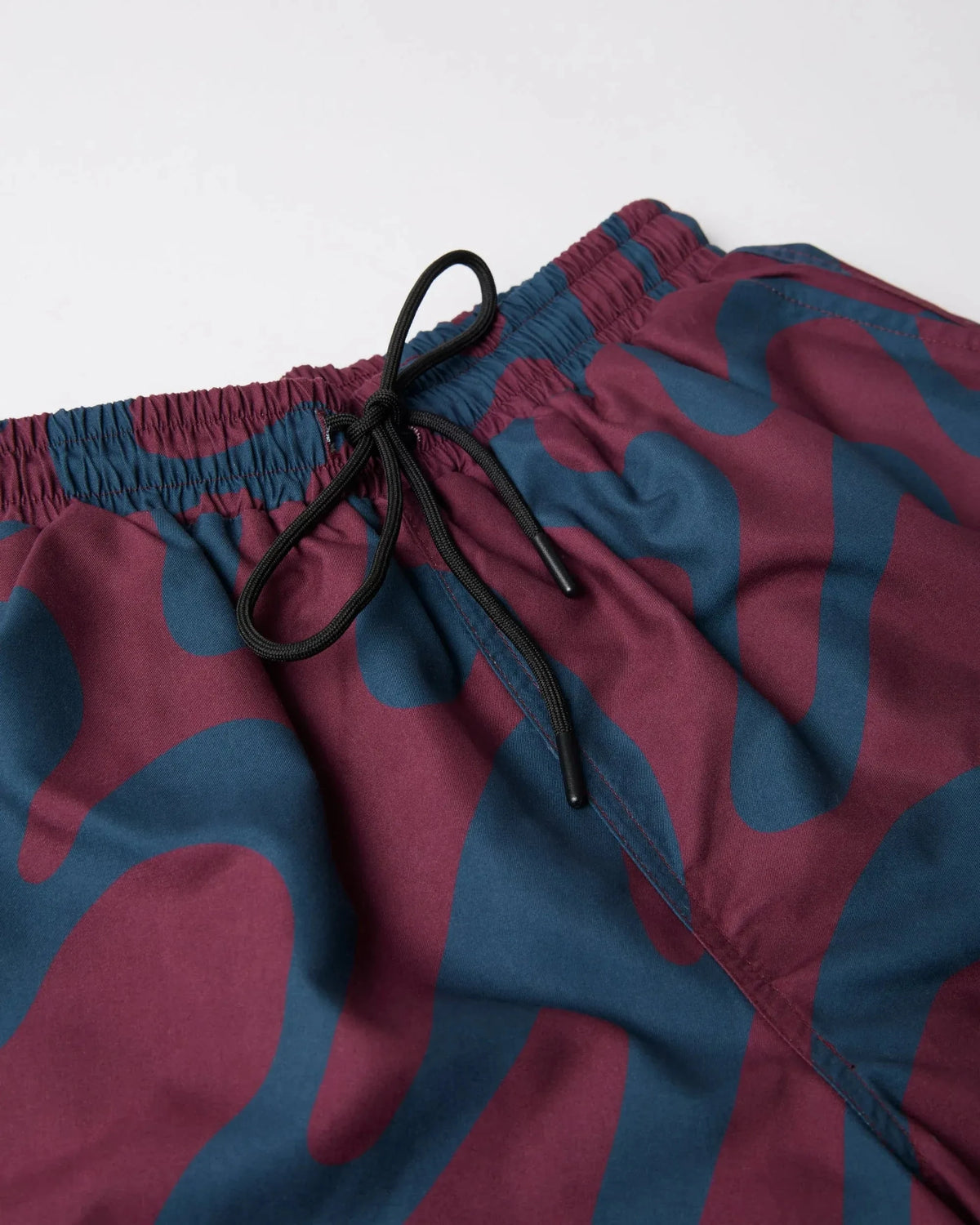 Parra Splashed Swim Shorts Burgundy Shorts Parra 