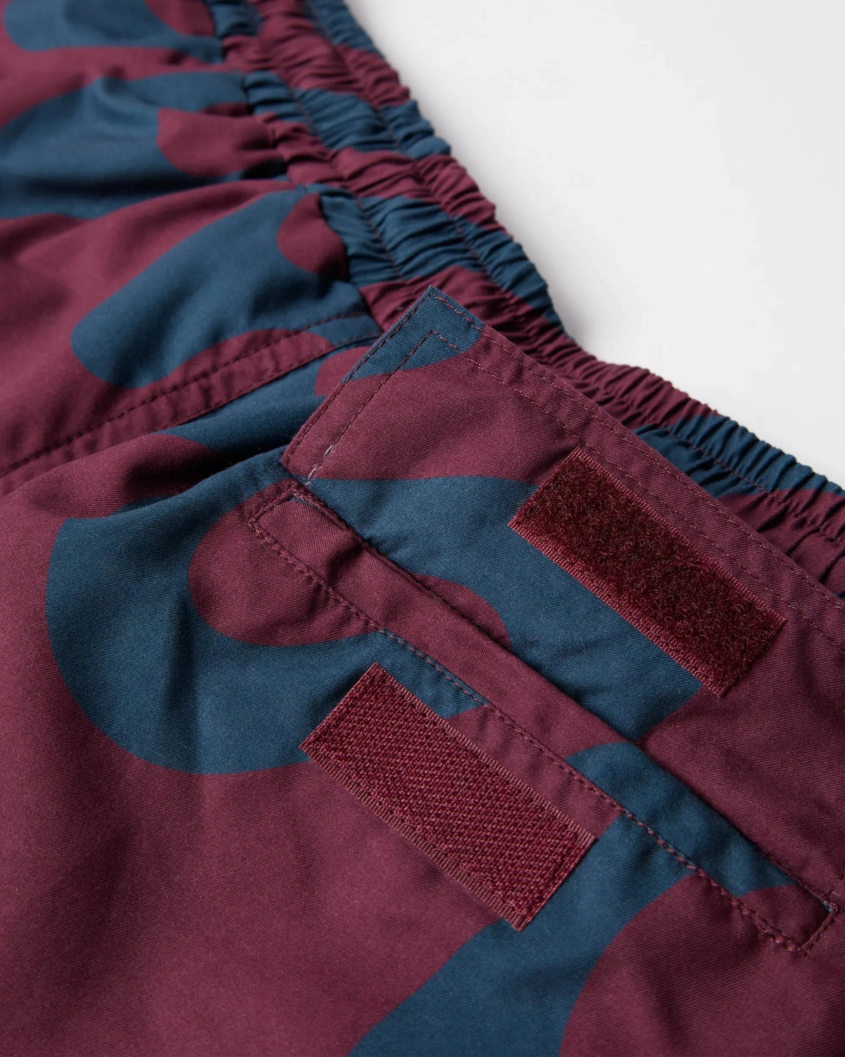 Parra Splashed Swim Shorts Burgundy Shorts Parra 