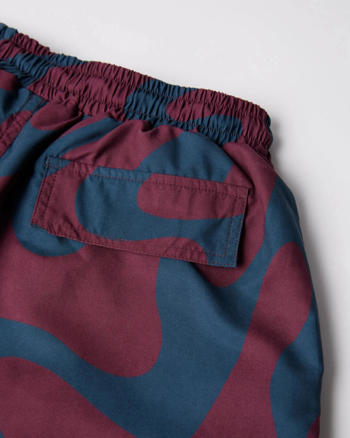 Parra Splashed Swim Shorts Burgundy Shorts Parra 