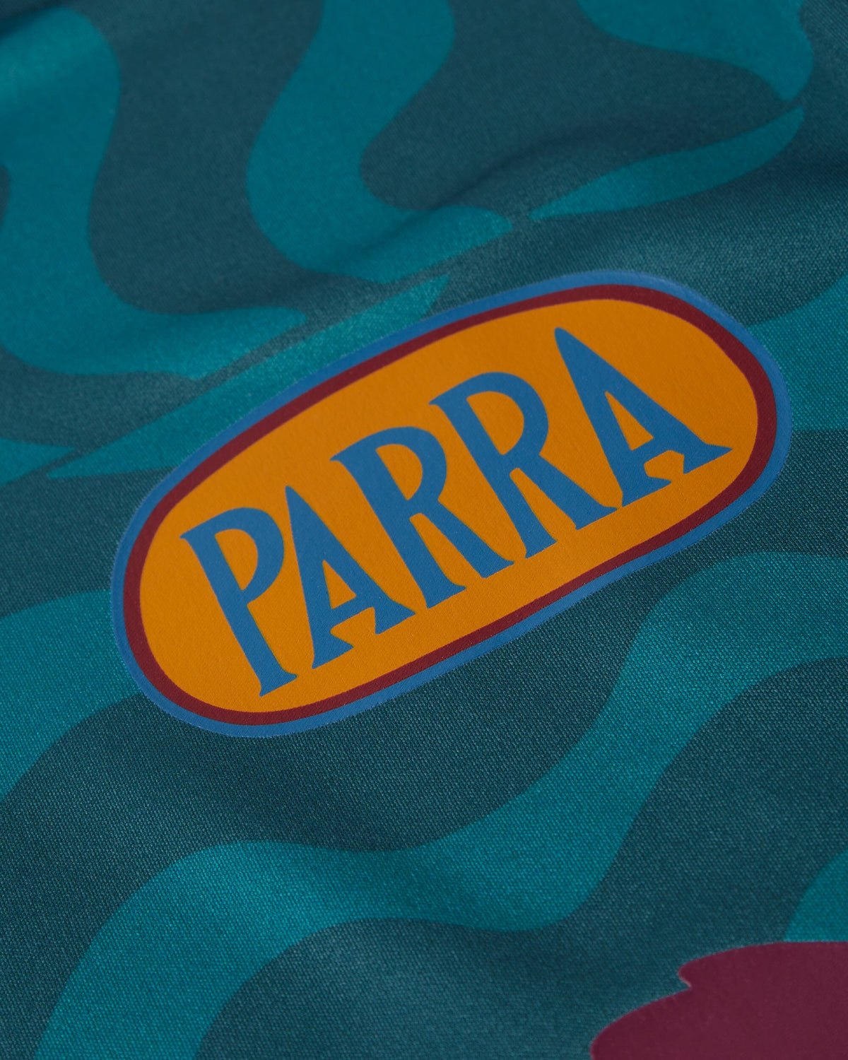 Parra Sports Flage Polo Shirt Deep Sea Green shirts Parra 