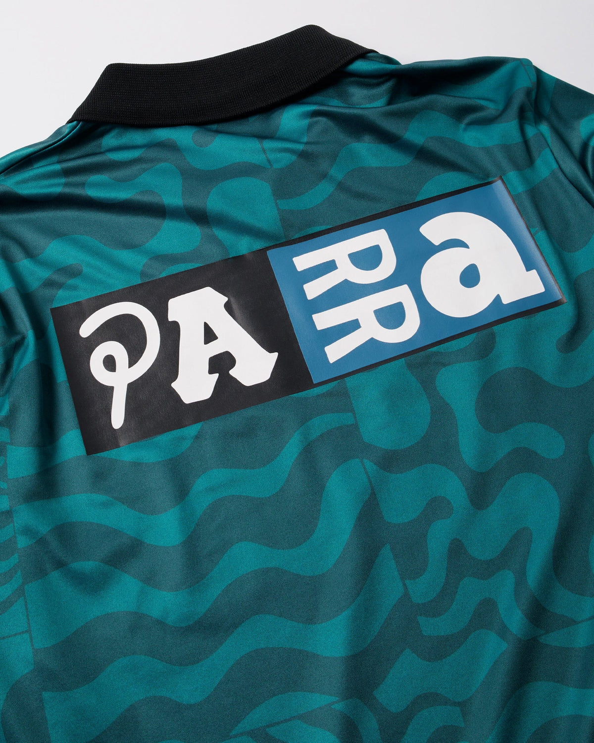 Parra Sports Flage Polo Shirt Deep Sea Green shirts Parra 