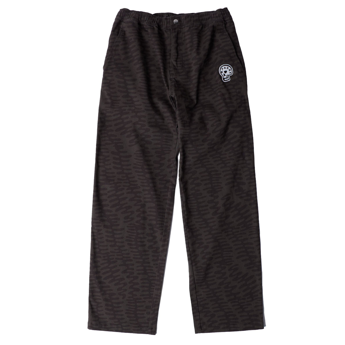 Parra Stitched Skull Pants Washed Grey Pants Parra 