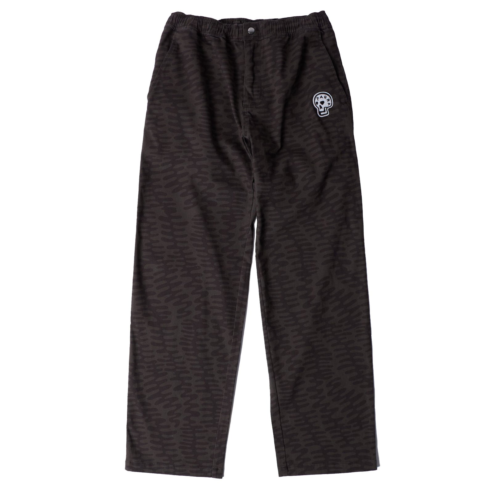 Parra Stitched Skull Pants Washed Grey Pants Parra 